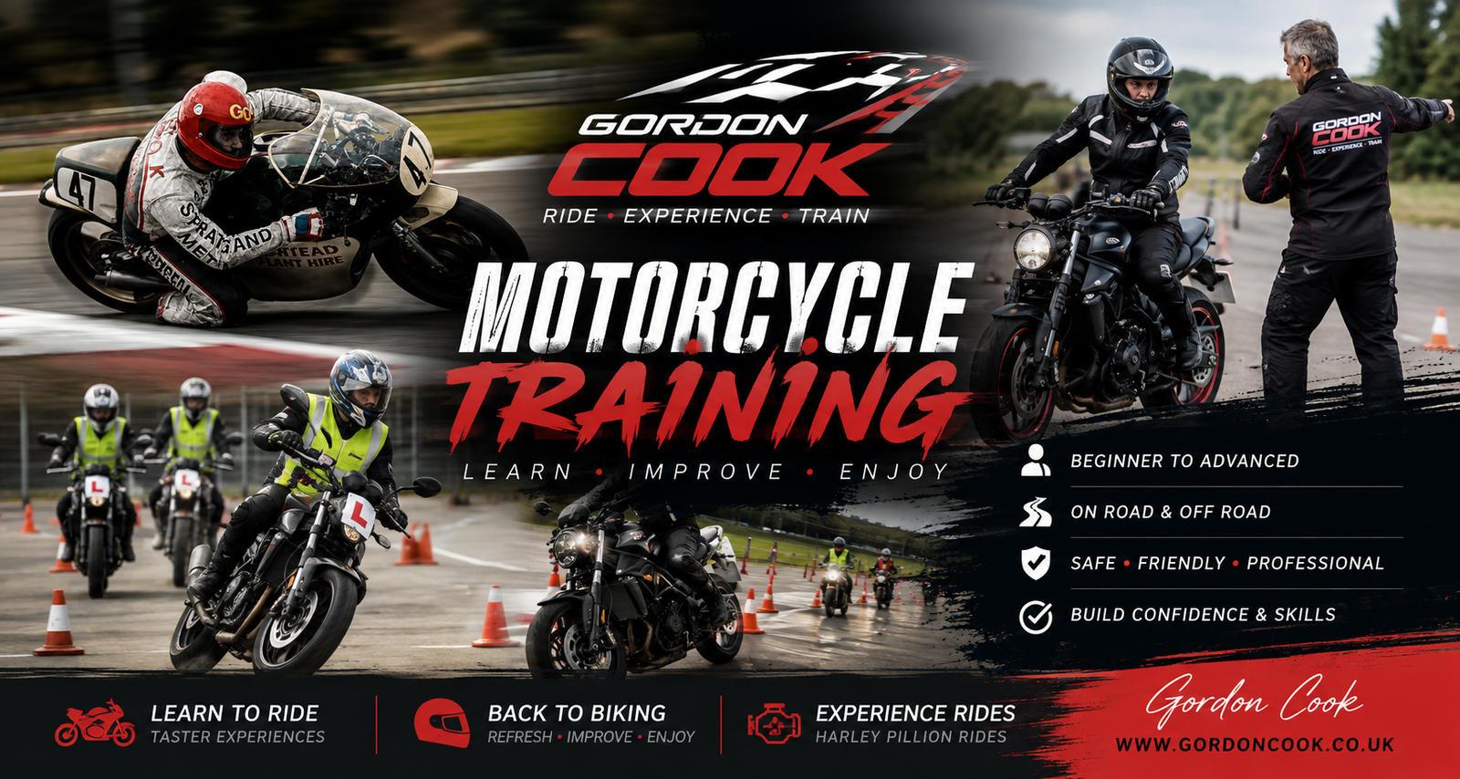 Gordon Cook Motorcycle Training — ride, experience and train